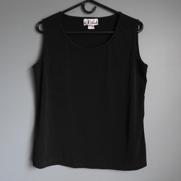 Bundle of 4 Wide Strap Tank Tops Various Sizes - Picture 10 of 10